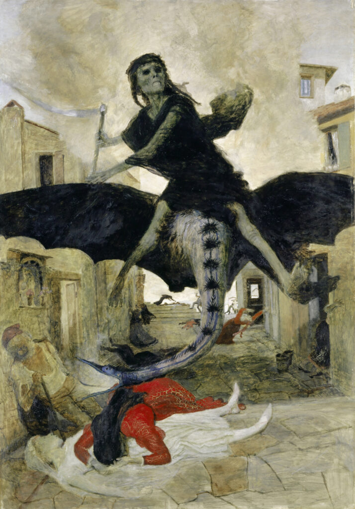 "The Plague," by Arnold Böcklin.