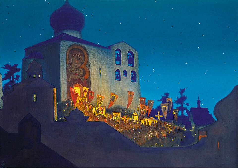 "Sky Power," by Nicholas Roerich.