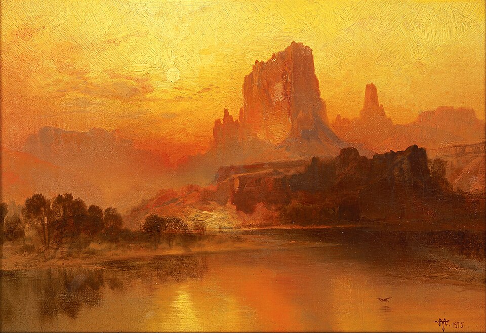 "The Golden Hour," by Thomas Moran, 1875.