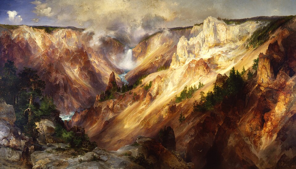 "The Grand Canyon Of The Yellowstone," by Thomas Moran.