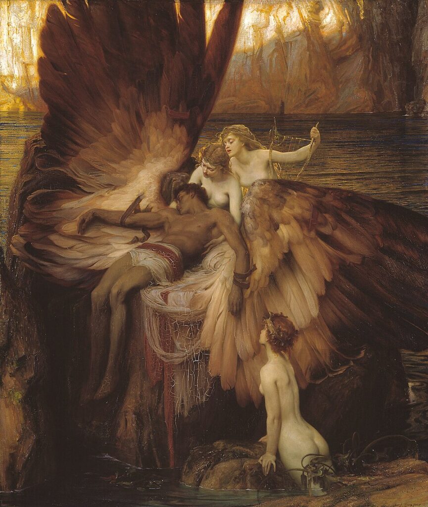 "The Lament For Icarus," by Herbert Draper.