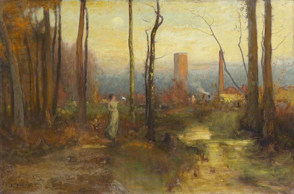 "The Mill Stream," by George Inness.