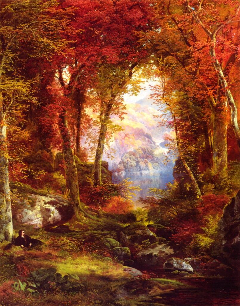 "Under The Trees," by Thomas Moran, 1865.