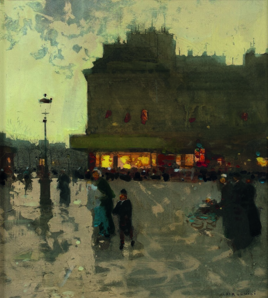 "View Of Paris," by Luigi Loir.