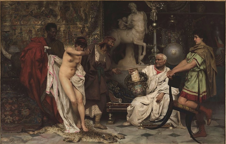 "Wazon Czy Kobieta," by Henryk Siemiradzki.