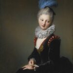 "Young Lady With A Letter," by Jean-Baptiste Santerre.