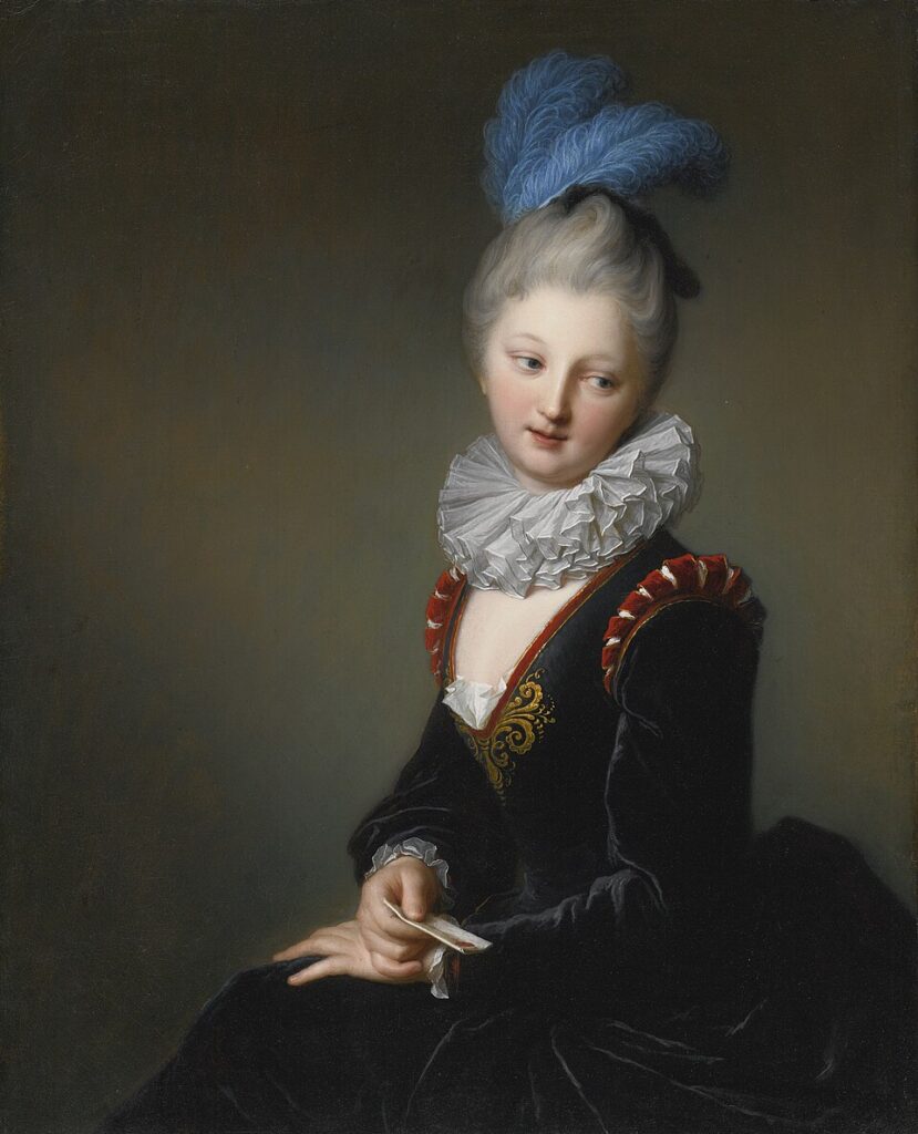 "Young Lady With A Letter," by Jean-Baptiste Santerre.