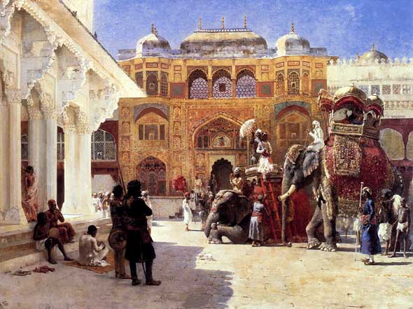 "The Rajah At The Palace Of Amber," by Edwin Lord Weeks, c1888.