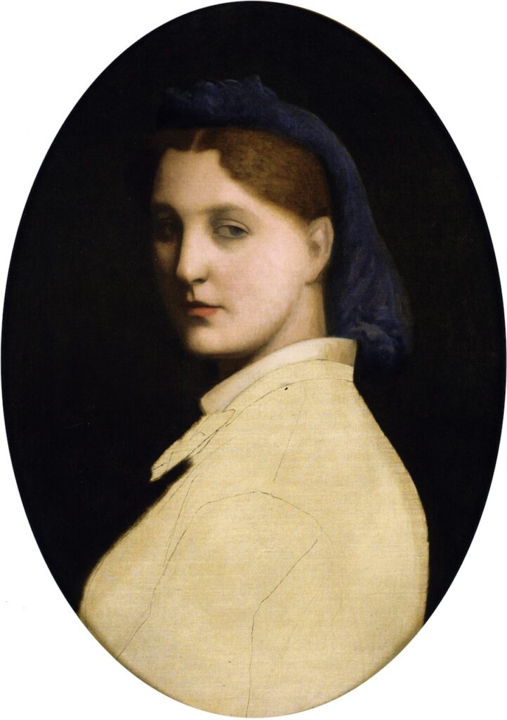 "Portrait Of A Lady (Marie Gérôme)," by Jean-Léon Gérôme, c1865.