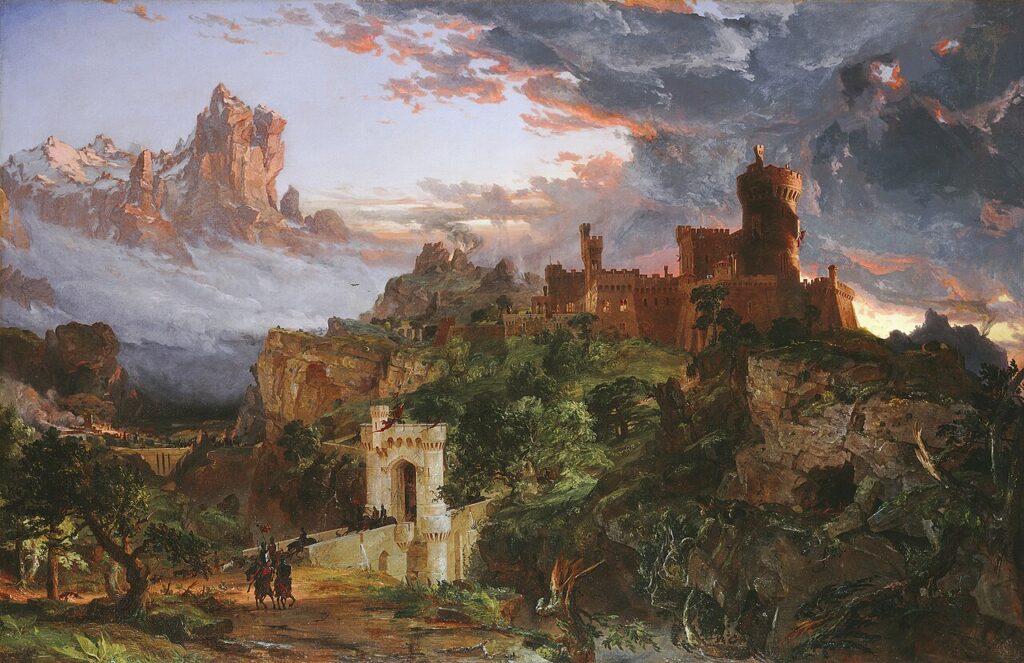 "The Spirit Of War," by Jasper Francis Cropsey.