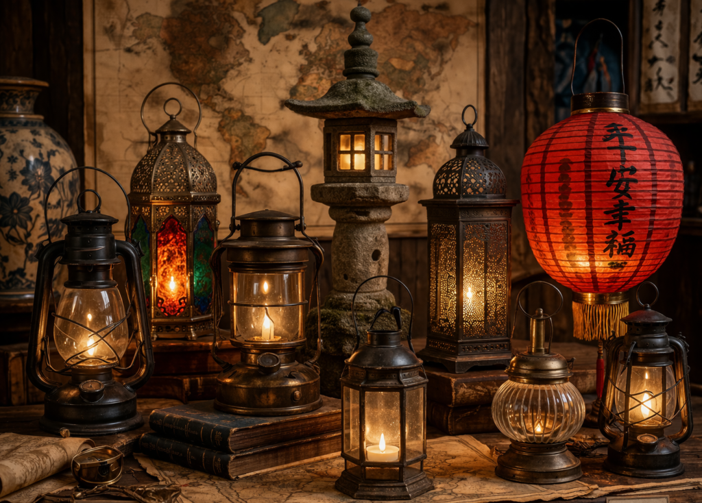 The art of traditional lanterns.