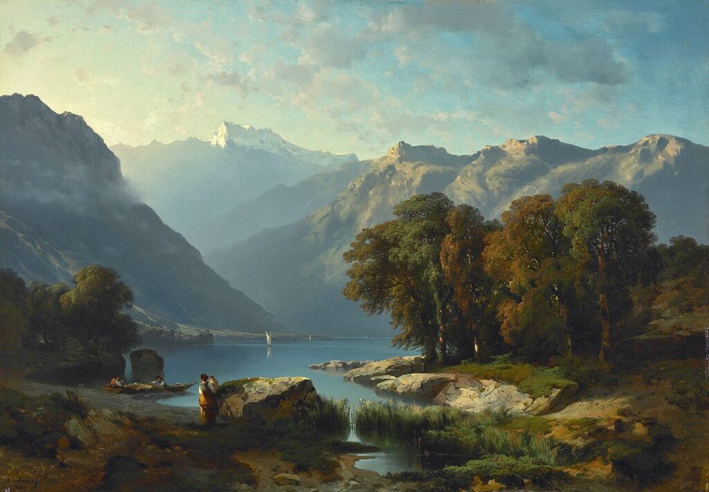 "Lac Leman," by Alexandre Calame.