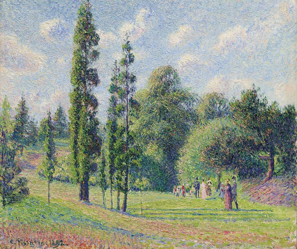 Kew Gardens, London, by Camille Pissarro.