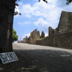 Entrance to Oradour-sur-Glane, France.