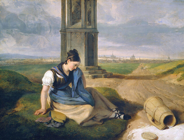 Inspiration: “The Milkmaid,” by Peter Fendi