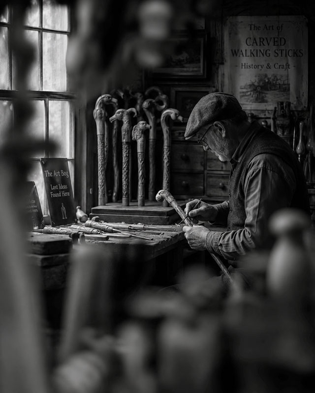 The Art of Carved Walking Sticks: History & Craft