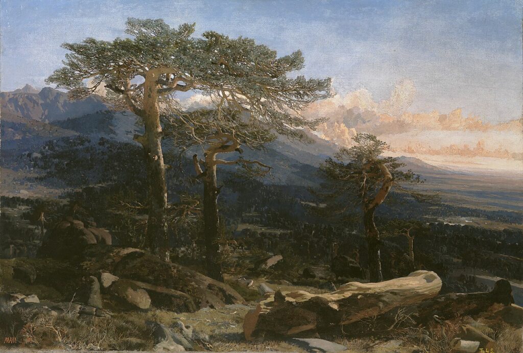 "Paisaje Del Guadarrama," by Martín Rico, 1858.