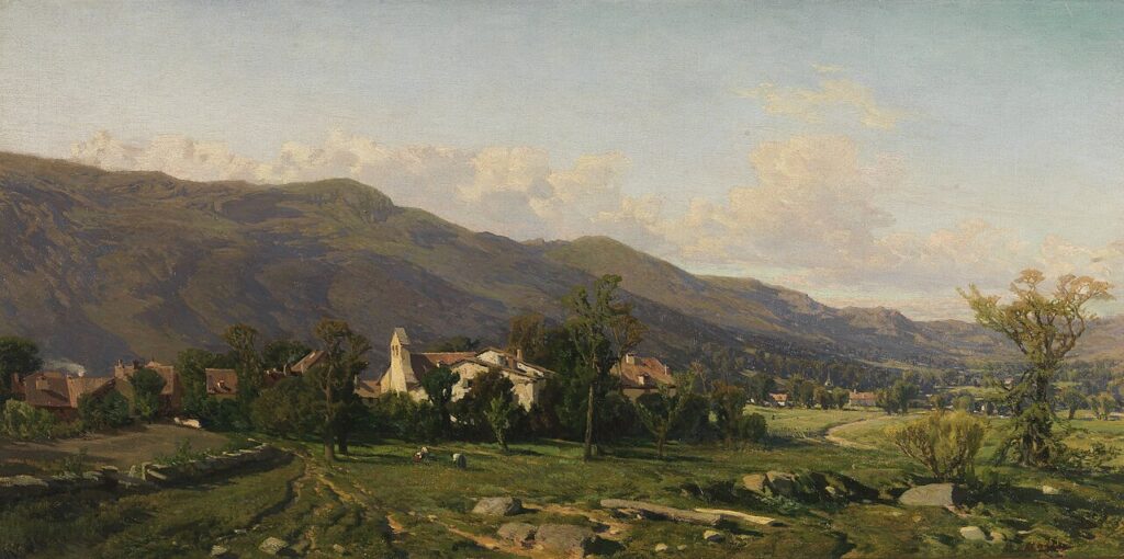 "Paisaje De Suiza," by Martín Rico.