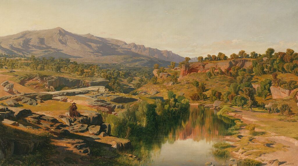 "Un País, Cercanías De Azañón," by Martín Rico.
