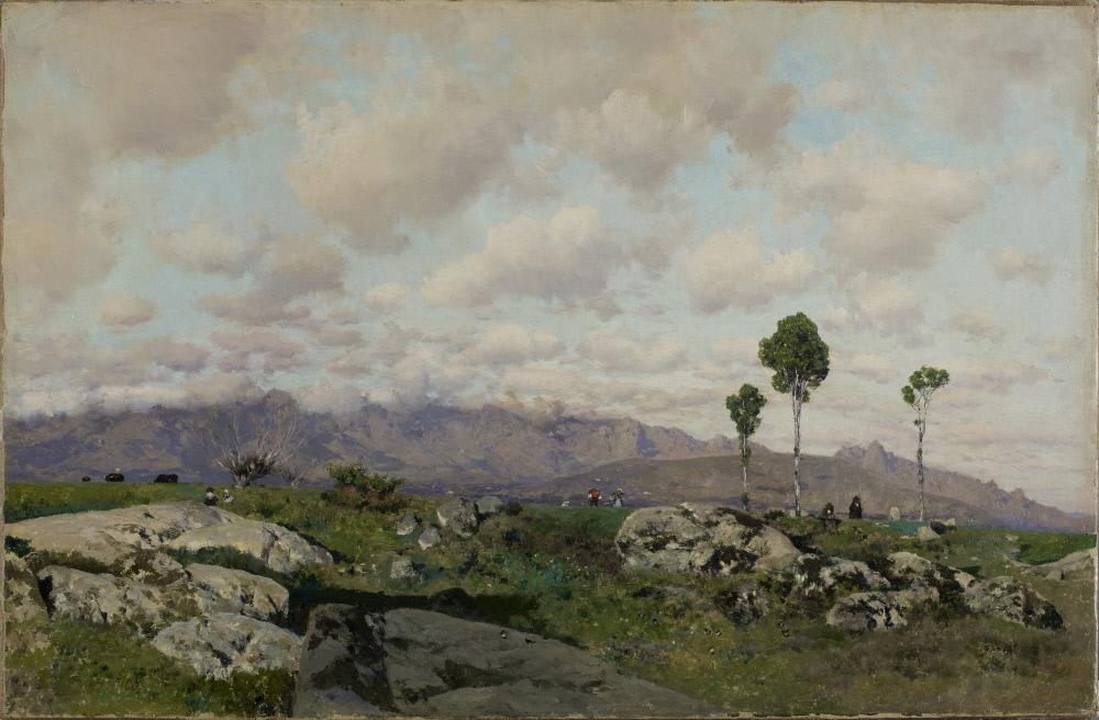 "Mountainous Landscape," by Martín Rico.
