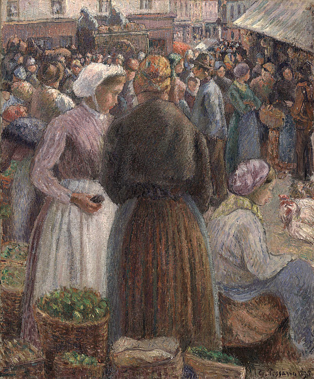 How Artists Depicted Handcrafted Baskets and Straw in Village Life